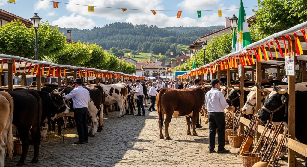 Feria de la Ganadería en Carballedo: vacas, mercado y folclore rural