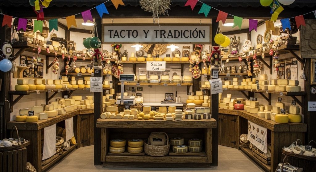 Feria de los Quesos de San Simón en Oroso: quesería, tacto y tradición