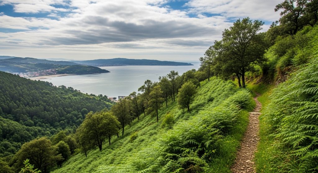 Sendeiro do monte de San Xiao: o balcón verde sobre a ría de Ferrol