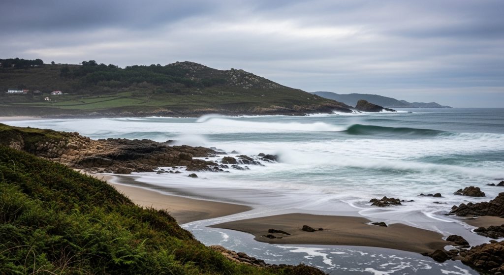 Escapada a la playa de Nemiña en invierno: olas espectaculares