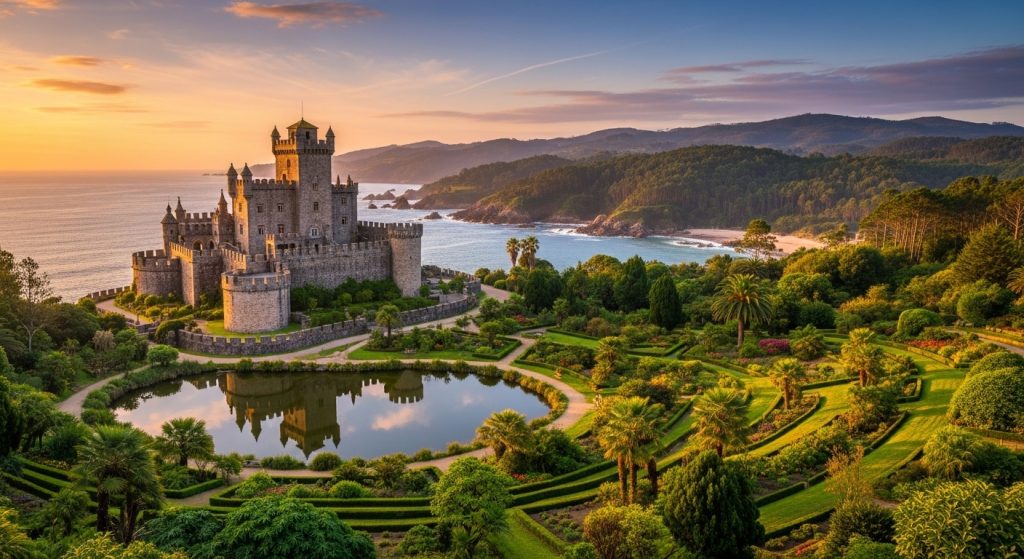 Descubre el castillo de Soutomaior y su jardín botánico