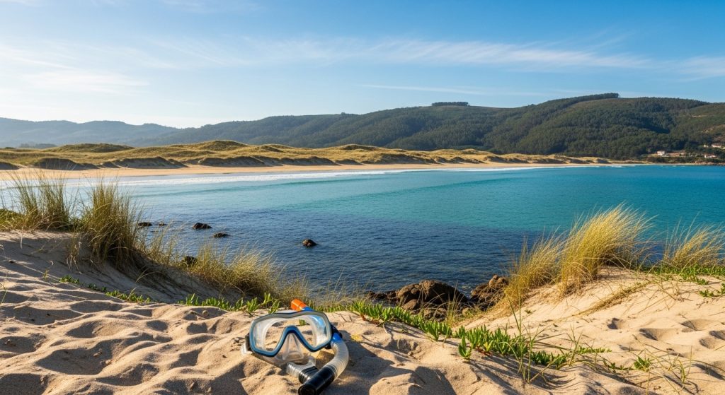 Escapada a las medas de Lires en verano: snorkel gallego