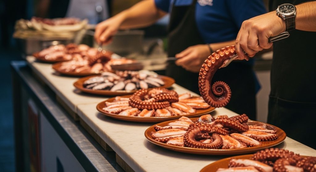 Los mejores pulpeiros de Carballo: tradición y corte perfecto