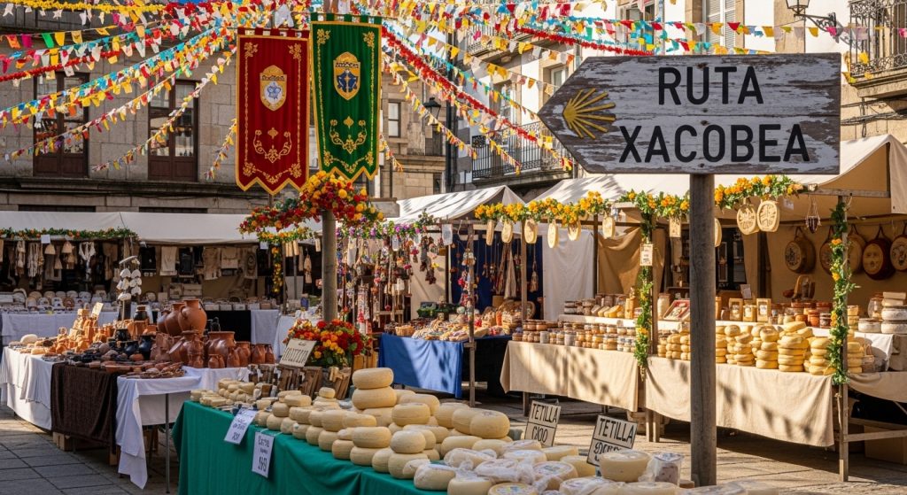 Feria del Queso de Arzúa: tetilla, artesanía y ruta jacobea