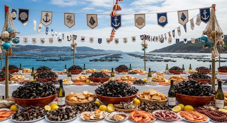 Feria del Mejillón de Foz: bateas, mar Cantábrico y mariscada popular