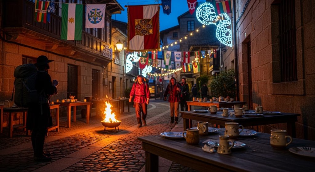 Fiesta de la Queimada en Sarria: fuego, aguardiente y brujo en el Camino