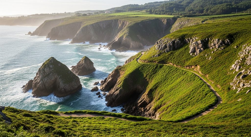 Sendeiro das furnas de Cangas: mergullándose na costa morriñeira