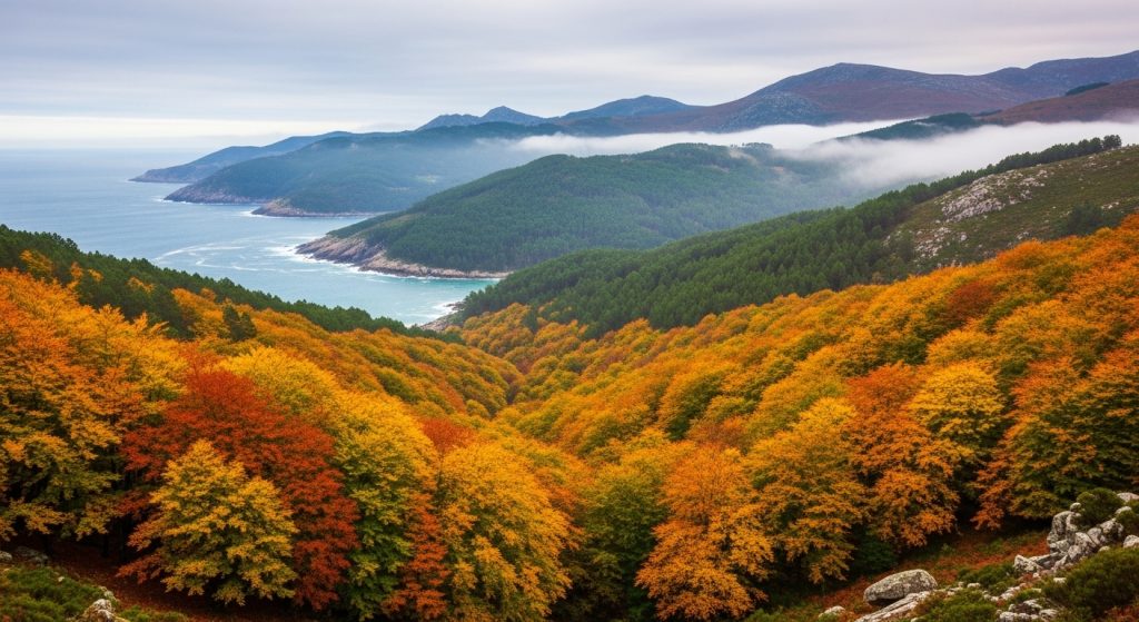 Escapada a la sierra de O Courel en otoño: la magia del bosque caducifolio
