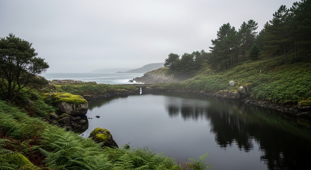 Descubre la laguna de Sobena dos Monxes en invierno: mística y paisaje