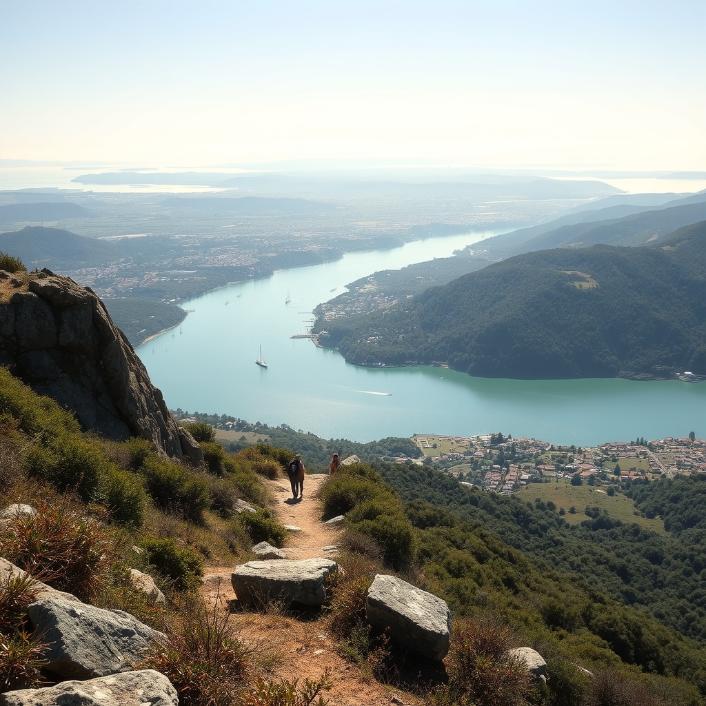 Ascensión al Monte da Trapa: vistas panorámicas a la ría de Vigo desde Cangas