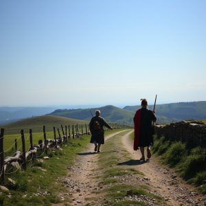 Camiño da Geira e dos Arrieiros: calzada romana, miliarios, Serra do Xurés
