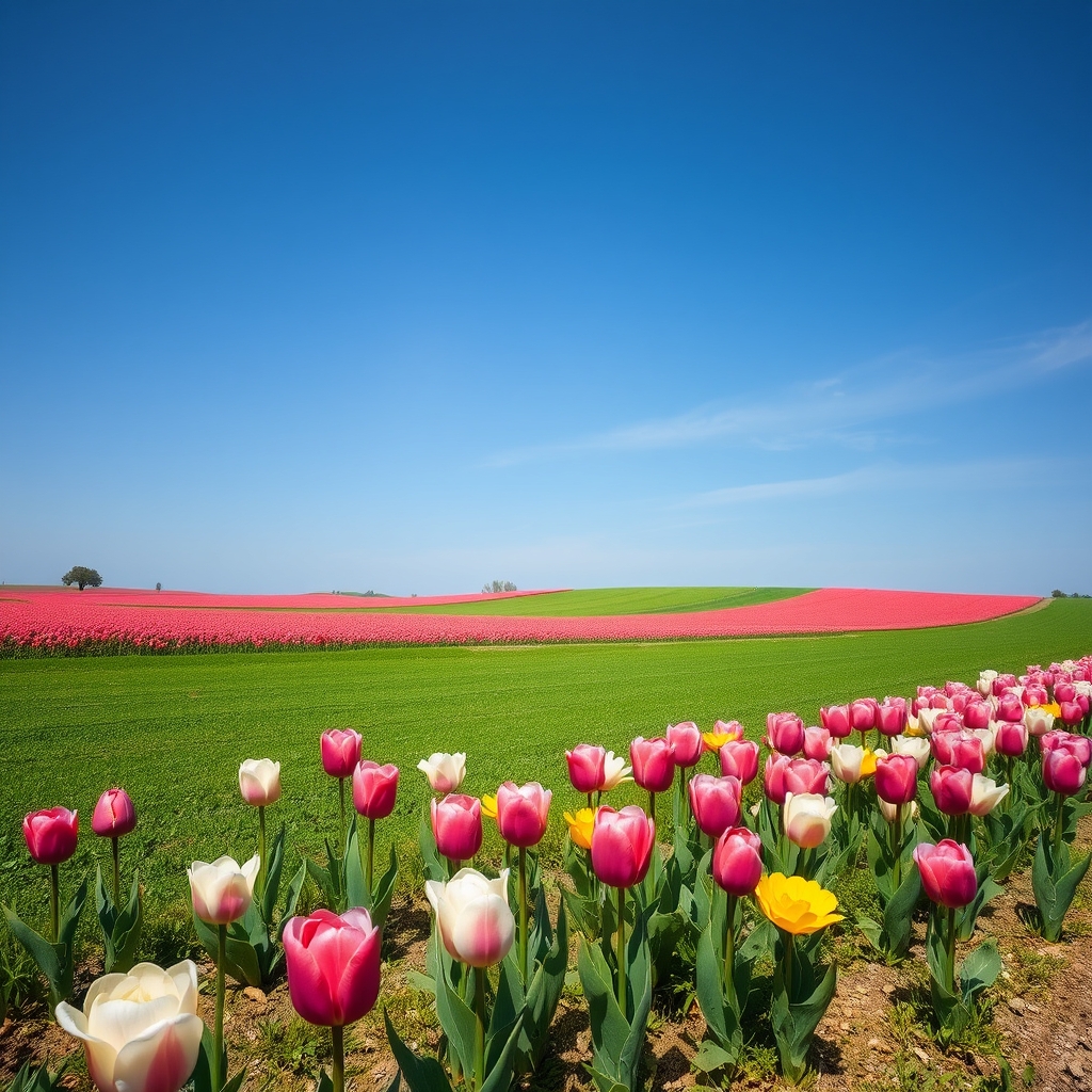 Campos de tulipanes en primavera: dónde verlos en Galicia