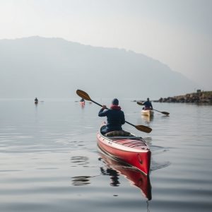 Carreiras de canoas y kayak en San Xoan