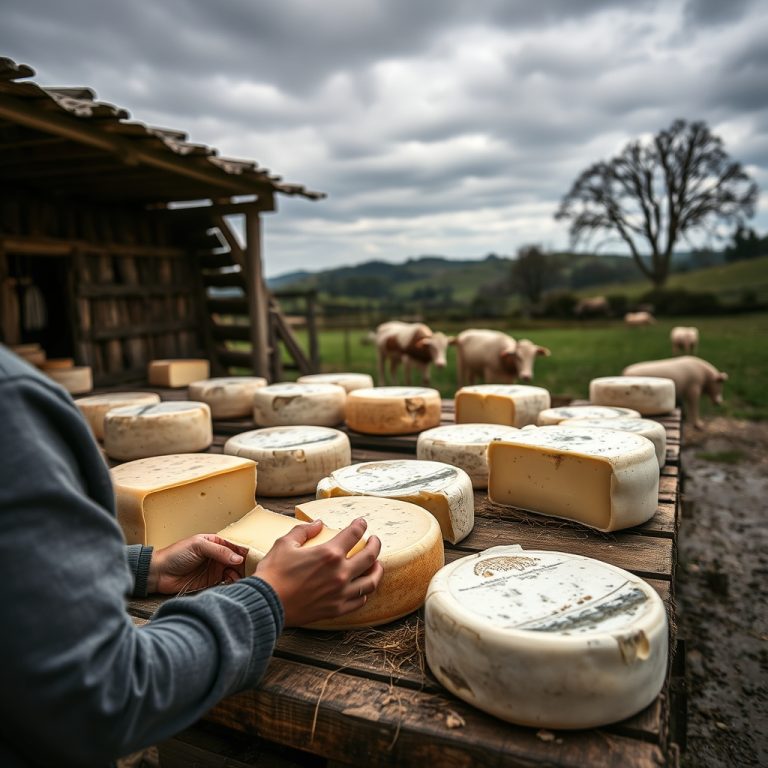 Cata de quesos DOP gallegos en granjas visitables