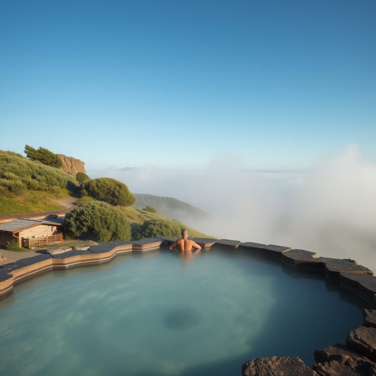 Escapada a las termas naturales al aire libre en verano