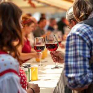 Feira do Viño de Amandi en Sober: el vino de la Ribeira Sacra en fiesta