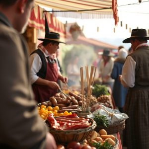 Festa da Androlla e o Botelo de Viana do Bello: embutidos, matanza, productos de la tierra