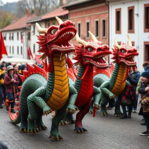 Festa da Coca en Redondela: dragones, procesión y leyenda gallega