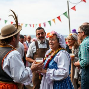 Festa da Dorna en A Illa de Arousa: humor, competición y mar