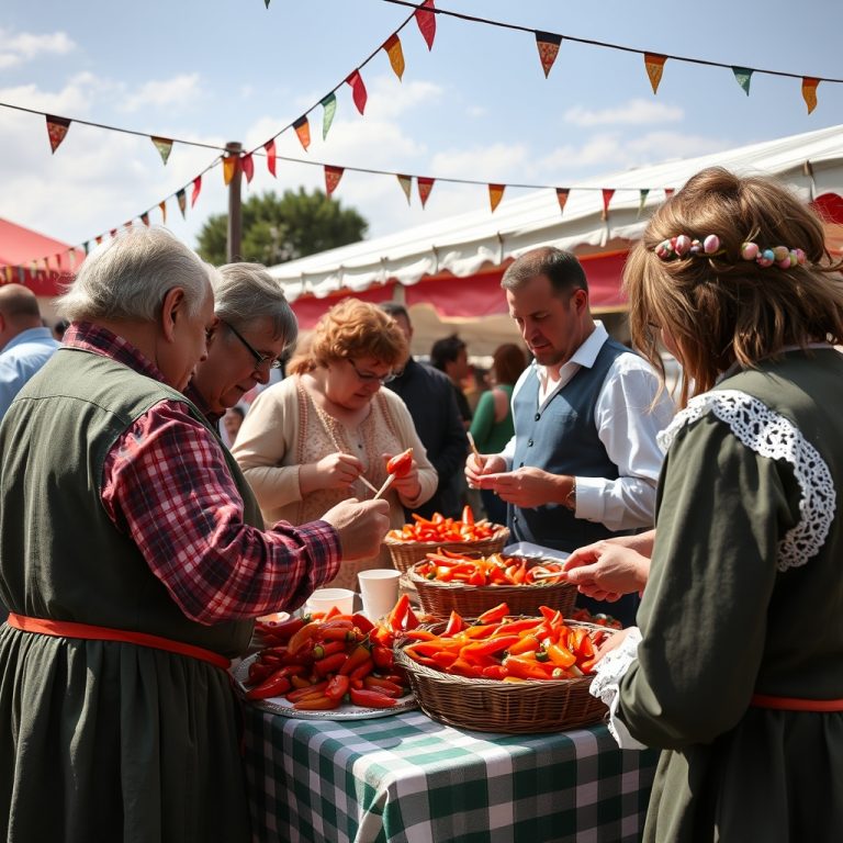 Festa da Pementeira en Herbón: pimientos, folclore y degustaciones