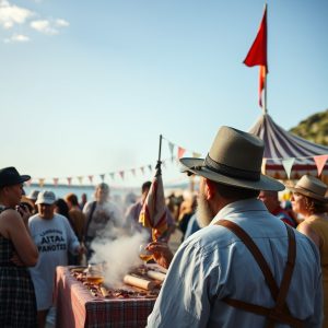 Festa da Sardina en Candás: entierro de la sardina, fin del verano, sátira costera