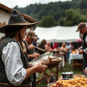 Festa da Troita de Cabeza de Manzaneda: pesca de montaña, concursos, gastronomía de río