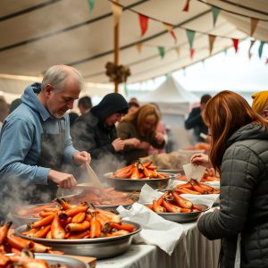 Festa do Marisco en O Grove: el mejor marisco en una fiesta multitudinaria