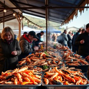 Festa do Marisco en O Grove: mariscos frescos y tradición