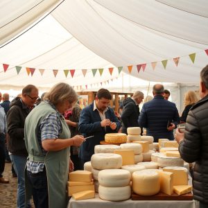 Festa do Queixo de Arzúa: queso con denominación, feria agroalimentaria, degustaciones