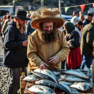 Festa do Xurelo en Bueu: pescado azul, ría de Pontevedra, celebración marinera