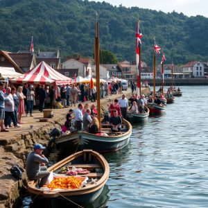 Festa dos Caneiros en Betanzos: barcos, comida y diversión en el Mandeo