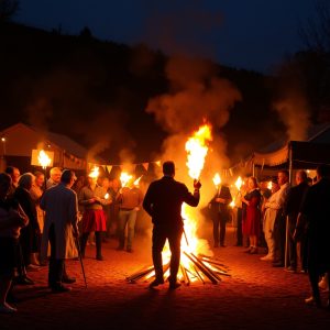 Festa dos Fachós en Castro Caldelas: antorchas, fuego y tradición