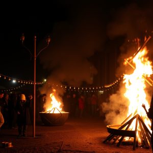 Festa dos Fachós en Castro Caldelas: antorchas, fuego y simbología invernal