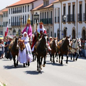 Festas da Peregrina en Pontevedra: patrona, desfile de carrozas, semana grande festiva