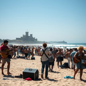 Festival Castelo Rock en Muros: música, playa y ambiente festivo