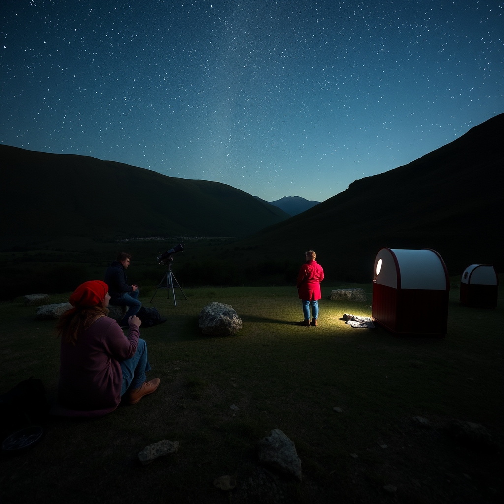 Jornadas de observación astronómica en Pena Trevinca