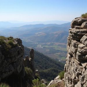 Miradores da Serra da Enciña da Lastra: paisaje kárstico, buitres, viñedos