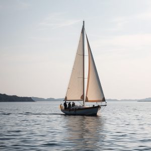 Navegación a vela por la Ría de Muros e Noia: curso básico y calas