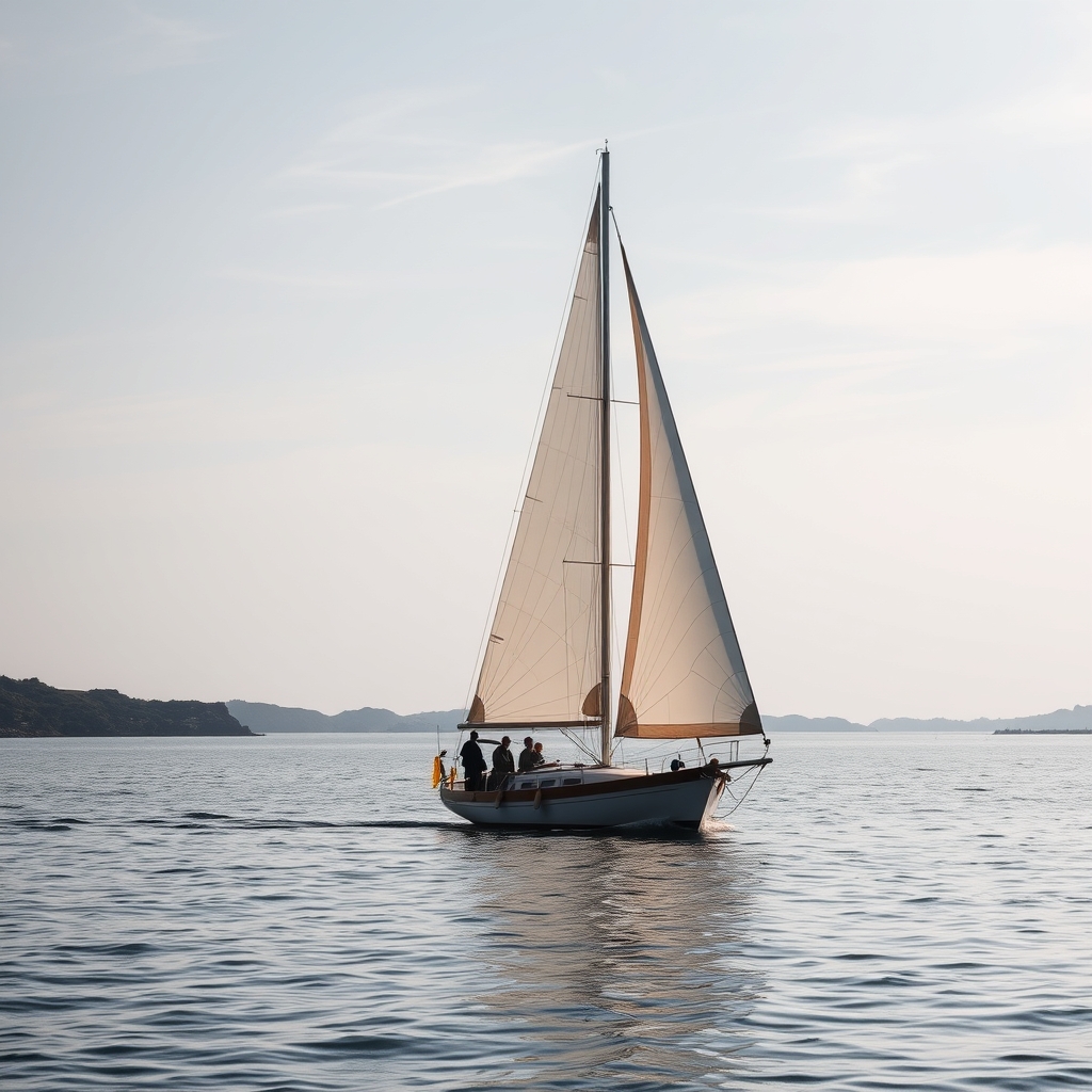 Navegación a vela por la Ría de Muros e Noia: curso básico y calas