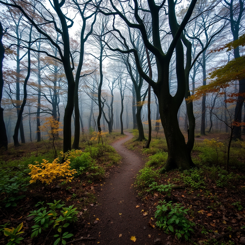 Otoño mágico en la Devesa da Rogueira (Courel): bosque caducifolio