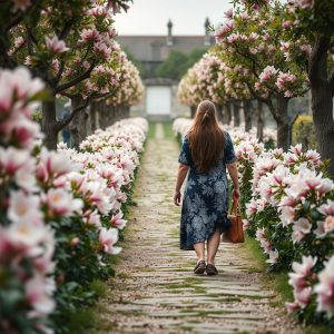 Paseo entre camelias en el Pazo de Oca: flores y historia