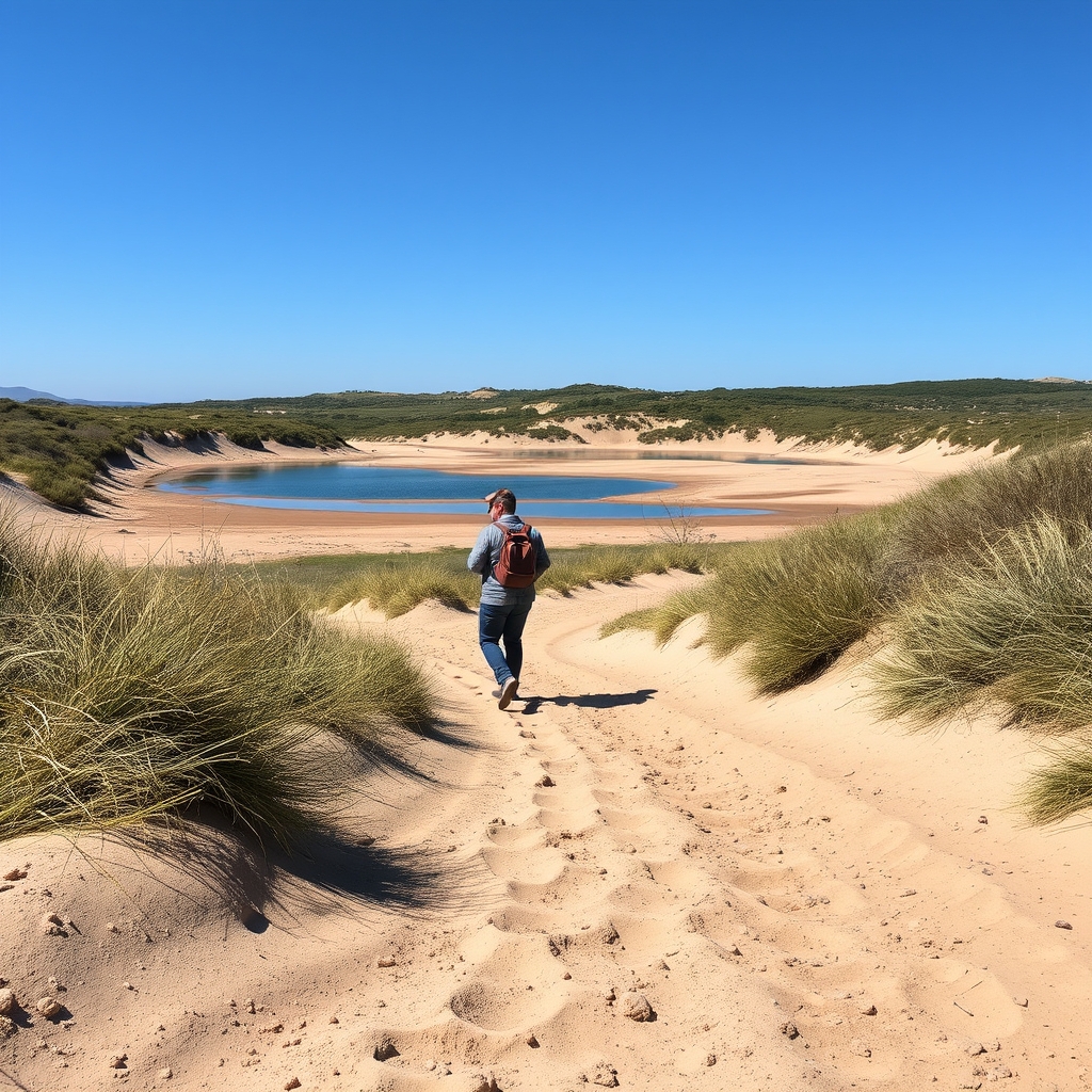 Paseo por el Parque Natural de Corrubedo: dunas móviles y lagunas
