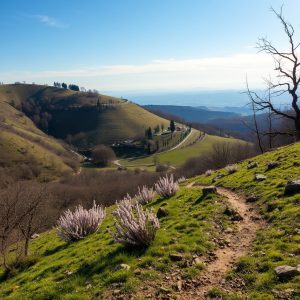 Primavera en los Soutos de Ourense: castaños y senderos