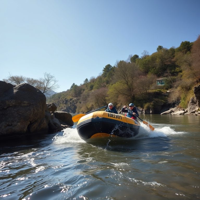 Rafting en el río Deza: adrenalina en primavera