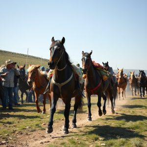 Rapa das Bestas de Sabucedo: doma natural, caballos salvajes, tradición ecuestre