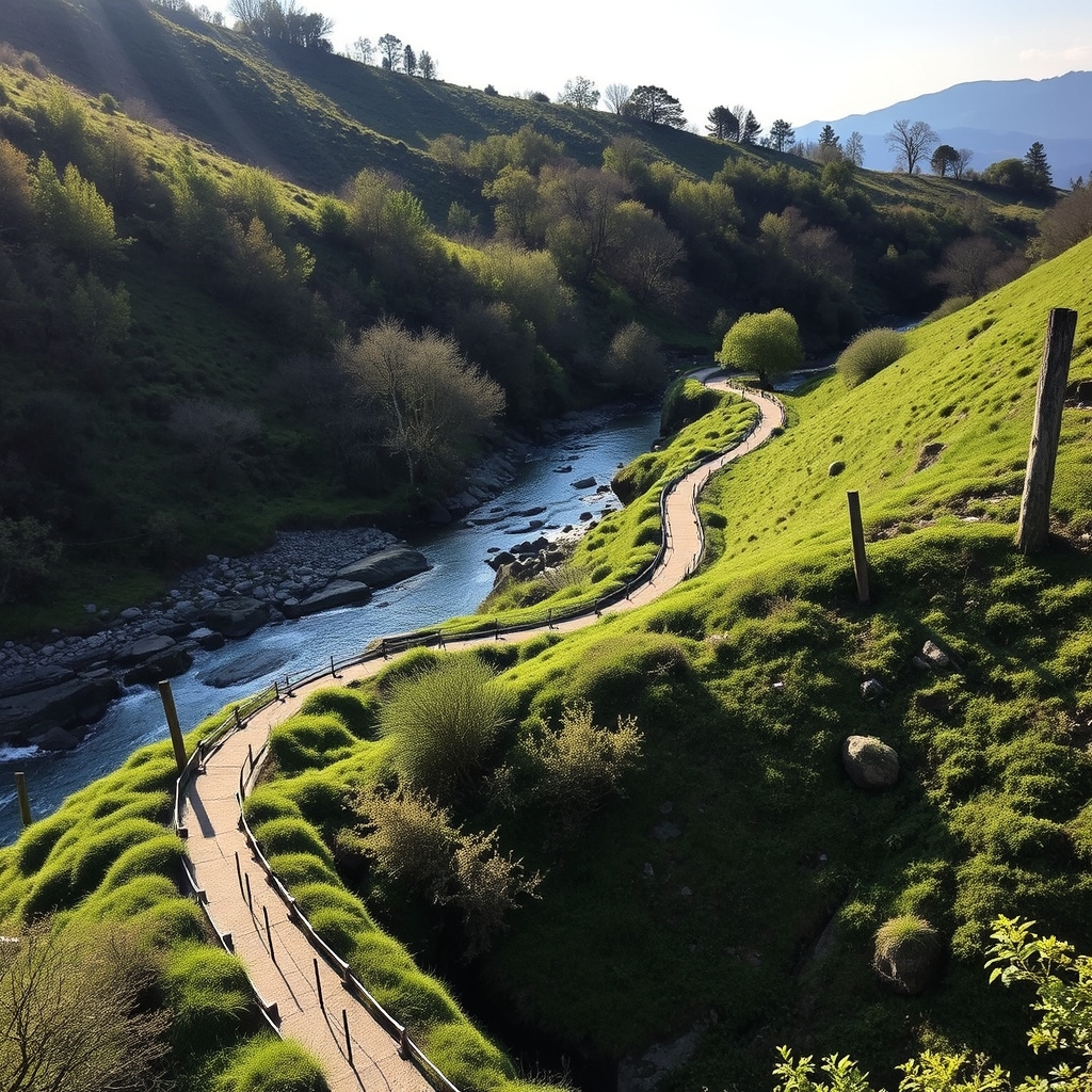 Recorrido por la senda verde del río Sar en Santiago
