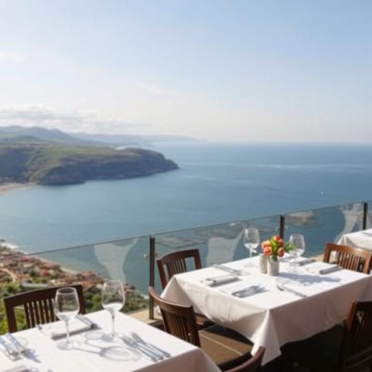 Restaurantes con vistas al mar en las Rías Altas