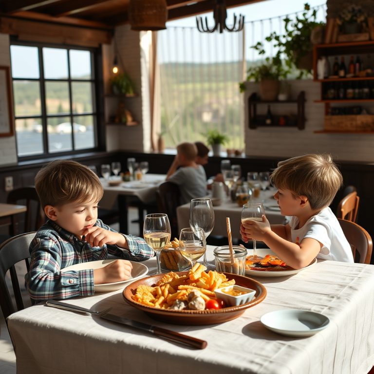 Restaurantes familiares con menú para niños y cocina gallega