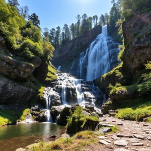 Ruta de las cataratas de Vilagocende en Fonsagrada