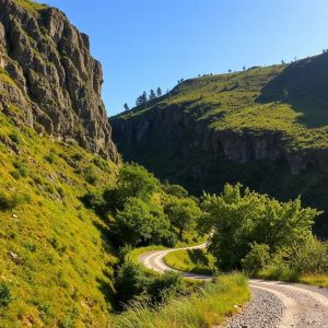 Ruta de los meandros del río Avia en Ribadavia